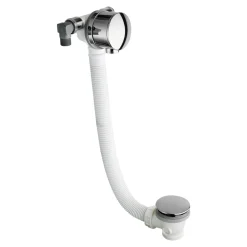 Crosswater Bath Filler with Extended Click Clack Waste & Overflow - 90cm