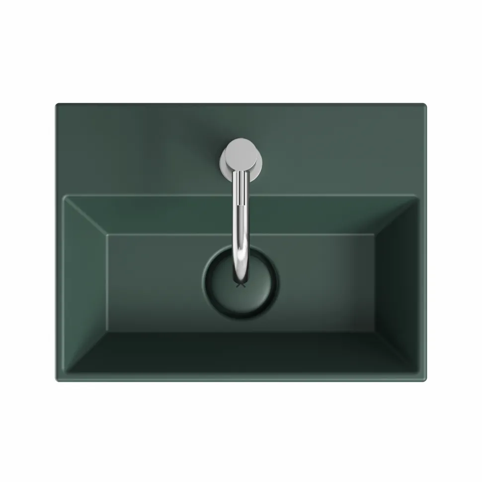 Crosswater Beck 400mm Cloakroom Wall Hung Basin with Waste