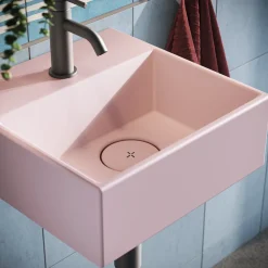 Crosswater Beck 300mm Cloakroom Wall Hung Basin with Waste