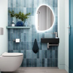 Crosswater Beck 450mm Cloakroom Wall Hung Basin with Waste