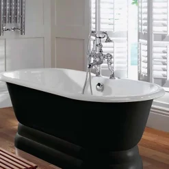 Crosswater Belgravia Crosshead Bath Shower Mixer - Chrome