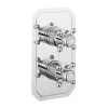 Crosswater Belgravia Crosshead Slimline 3 Outlet WRAS Approved Concealed Thermostatic Shower Valve