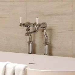 Crosswater Belgravia Lever Floor Standing Bath Filler
