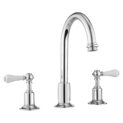 Crosswater Belgravia Lever 3 Hole Tall Basin Mixer Tap