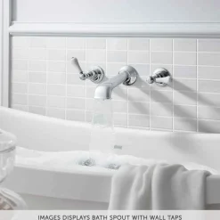 Crosswater Belgravia Wall Mounted Bath Spout - Chrome