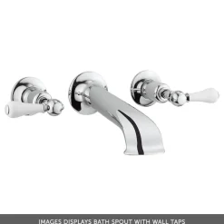 Crosswater Belgravia Wall Mounted Bath Spout - Chrome