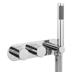 Crosswater Central 2 Outlet Concealed Thermostatic Shower Valve with Handset