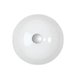 Crosswater Circus White Round Countertop Basin