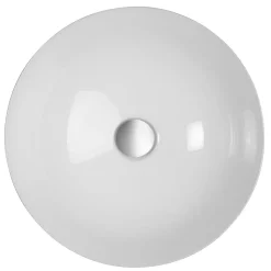 Crosswater Circus White Round Countertop Basin