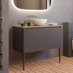 Crosswater Circus White Round Countertop Basin