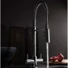 Crosswater Cucina Cook Dual Control Mono Kitchen Mixer with Flexi Spray - Chrome