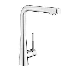 Crosswater Cucina Cook Pull Out Single Lever with Dual Function Kitchen Mixer Tap