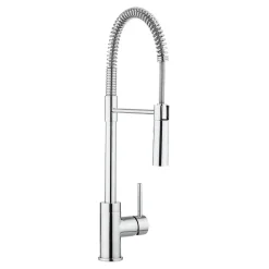 Crosswater Cucina Cook Side Lever Mono Kitchen Mixer with Flexi Spray - Chrome