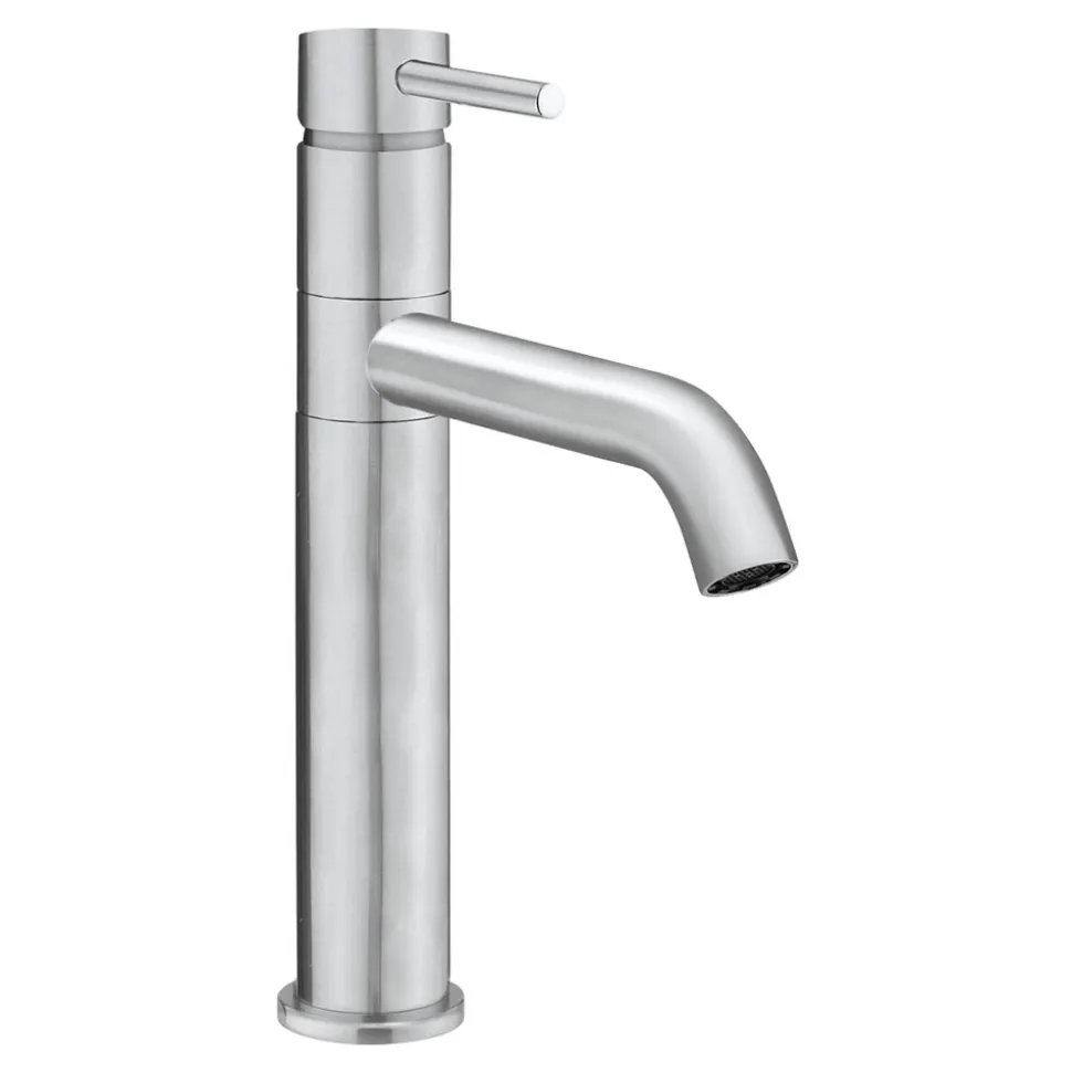 Crosswater Cucina Design Monobloc Kitchen Mixer - Brushed Stainless Steel