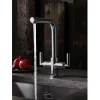 Crosswater Cucina Tropic Dual Control Mono Kitchen Mixer - Chrome