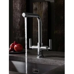 Crosswater Cucina Tropic Dual Control Mono Kitchen Mixer - Chrome