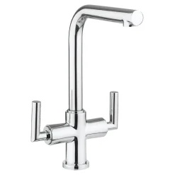 Crosswater Cucina Tropic Dual Control Mono Kitchen Mixer - Chrome