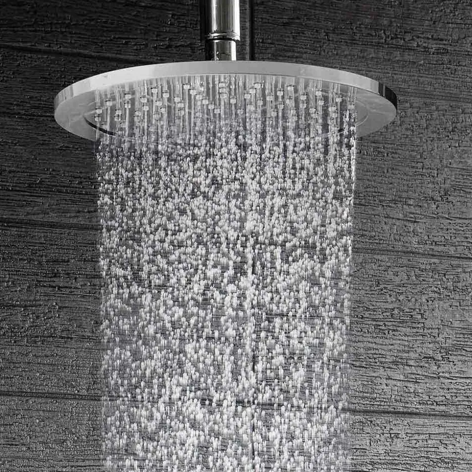 Crosswater Curve Exposed Thermostatic Shower Valve with Rigid Riser & Handset Kit