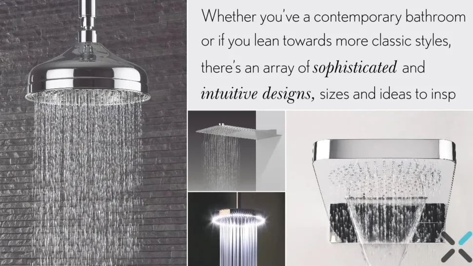 Crosswater Essence High Density ABS 320mm Fixed Shower Head