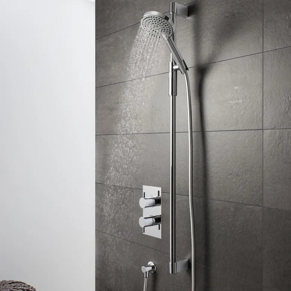 Crosswater Ethos Premium Shower Rail Kit with 3 Mode Handset