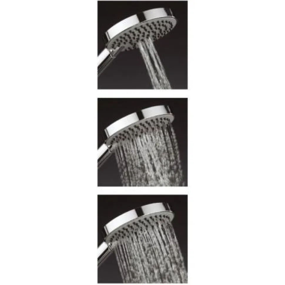 Crosswater Ethos Shower Handset with 3 Spray Patterns (140mm)
