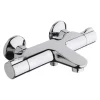 Crosswater Exposed Thermostatic Bath Shower Mixer with Integrated Bath Spout