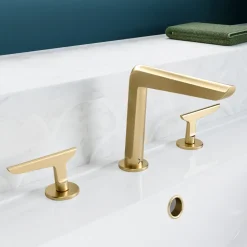 Crosswater Foile Deck Mounted 3 Hole Basin Mixer Tap