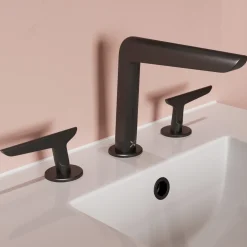 Crosswater Foile Deck Mounted 3 Hole Basin Mixer Tap