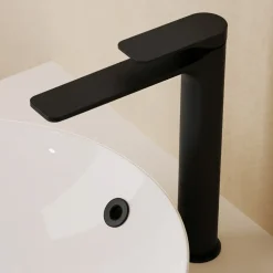 Crosswater Fuse Tall Mono Basin Mixer Tap with Click Clack Waste