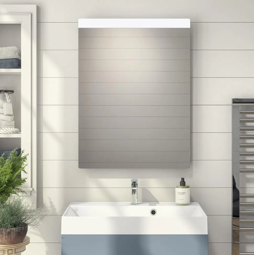 Crosswater Glide II Dimmable Illuminated Mirror with Demister & Colour Change LED's - 500, 800 & 1000mm