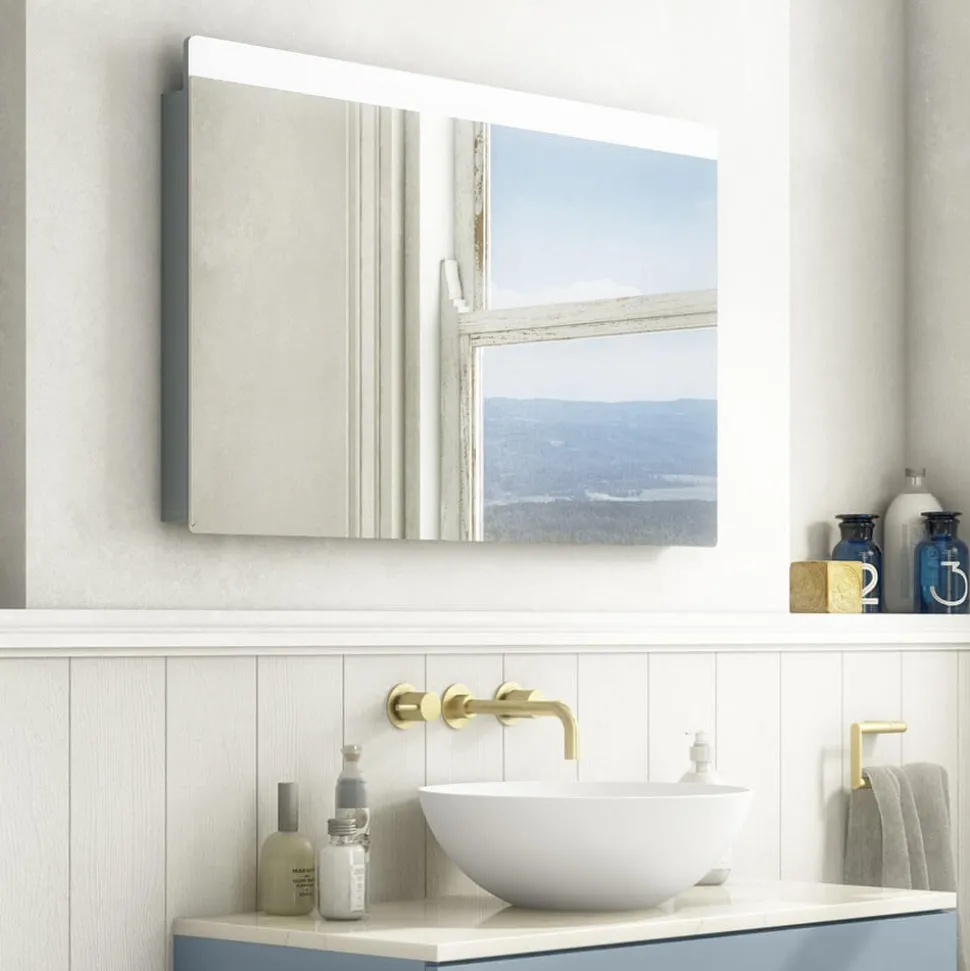 Crosswater Glide II Dimmable Illuminated Mirror with Demister & Colour Change LED's - 500, 800 & 1000mm
