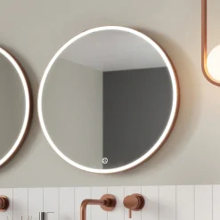 Crosswater Infinity Round Framed Illuminated Mirror with Colour Change LED - 500mm, 600mm & 700mm