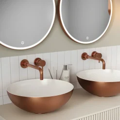 Crosswater Infinity Round Framed Illuminated Mirror with Colour Change LED - 500mm, 600mm & 700mm