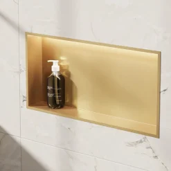 Crosswater Inset LED Illuminated Shower Niche - 610 x 305mm