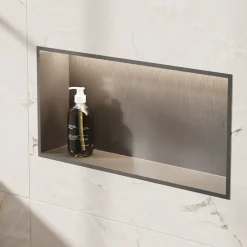 Crosswater Inset LED Illuminated Shower Niche - 610 x 305mm
