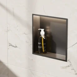 Crosswater Inset LED Illuminated Shower Niche - 305 x 305mm