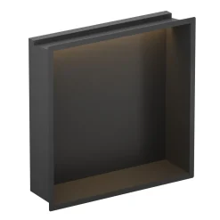 Crosswater Inset LED Illuminated Shower Niche - 305 x 305mm