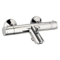Crosswater Kai Exposed Thermostatic Bath Shower Mixer with Integrated Spout