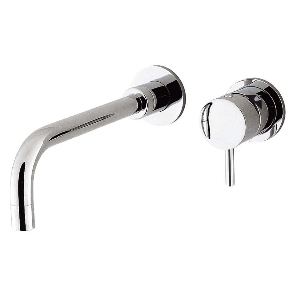 Crosswater Kai Lever 2 Hole Wall Mounted Basin Mixer Set