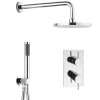 Crosswater Kai 2 Outlet 2 Handle Shower Bundle - Chrome