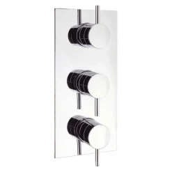 Crosswater Kai Triple Lever 3 Outlet Concealed Thermostatic Shower Valve - Portrait