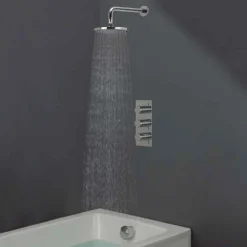 Crosswater Kai Triple Lever 3 Outlet Concealed Thermostatic Shower Valve - Portrait