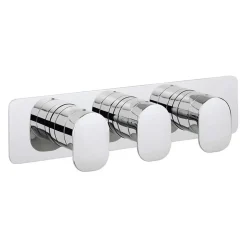 Crosswater KH Zero 2 Concealed 3 Outlet Thermostatic Shower Valve - Landscape