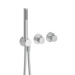 Crosswater Module 2 Outlet Concealed Thermostatic Shower Valve & Shower Handset