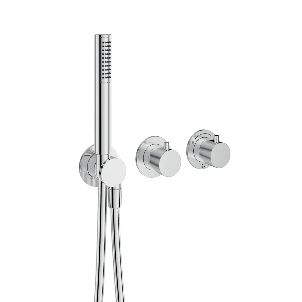 Crosswater Module 2 Outlet Concealed Thermostatic Shower Valve & Shower Handset