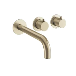 Crosswater Module 3 Outlet 2 Handle Concealed Thermostatic Shower Valve & Bath Spout
