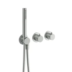 Crosswater Module 3 Outlet 2 Handle Concealed Thermostatic Shower Valve & Shower Handset