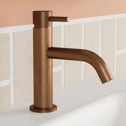 Crosswater MPRO Basin Mixer Tap with Knurled Detailing