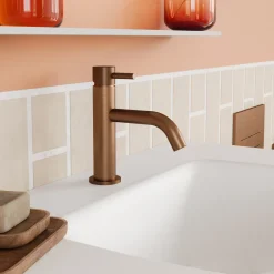 Crosswater MPRO Basin Mixer Tap with Knurled Detailing
