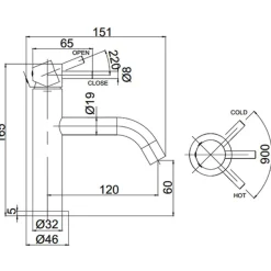 Crosswater MPRO Basin Mixer Tap